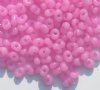 25 grams of 3x7mm Milky Pink Farfalle Seed Beads